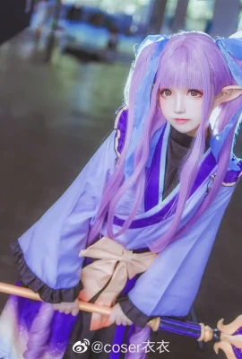 “Puteri Sambung!”  Re:Dive》Hikawa Jinghua Cute L0LI Cosplay【CN: coser Yiyi】 (9 foto)