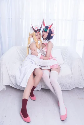 FGO Shuten?? Jururawat tidak layak Ibaraki Shuten Doji: @宁栀_雨drop, Ibaraki Doji: @neko_咿淼猫 (9 foto)