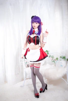 “Fate/EXTRA” Matou Sakura Pembantu Seksi Cosplay[CN: Yukiharu Astra](9 foto)