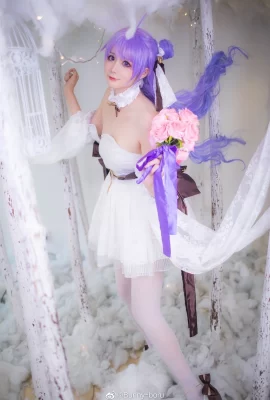 Pakaian Perkahwinan Azur Lane Unicorn Dream White Pure Vow @Bunny-boru (9 foto)