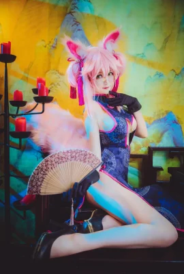 yui ikan emas cheongsam Tamamo Mae