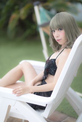 (Saki Miyamoto) (SummerCinderella) Wanita gaya selatan berkulit putih