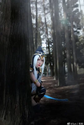 Penembak ais League of Legends Ashe @Sun丿阳阳 (9 foto)