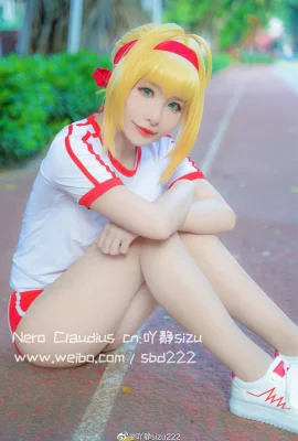 Fate/Grand Order Nero Claudius (Gym Suit Ver) @吖静sizu222 (9 foto)