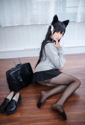 Azur Lane “School Fantasy” Atago Anjing: Guahi-chan, Kaohsiung Mastiff: Braised Charcoal (9 foto)