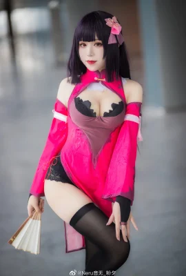 Ghoul Ular Perjudian Gila Yumeko @Neru 音无_pinxi (Pameran Animasi Hatsumonogatari) (9 foto)