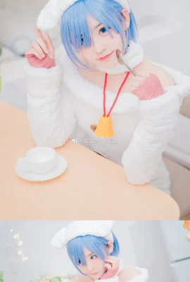 Re:Zero Memulakan Kehidupan di Dunia Lain Rem@Magical Girl Madoka Miao (9 gambar)