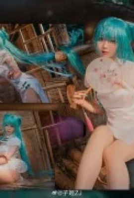 Hatsune Miku Shaohua cheongsam @子记ZJ (9 foto)