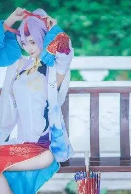 FGO Ba Yuqian Cheongsam COS【CN：cheongsam Cina er】 (13 gambar)