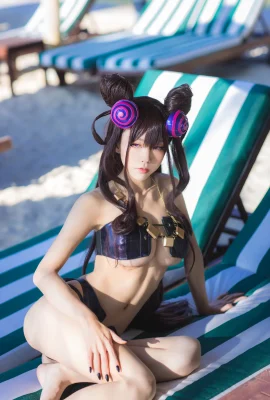 “FGO-Murasura Shikibu” Shui Miao Aqua tidak dapat menyembunyikan punggungnya yang cantik dan cantik (41 Foto)