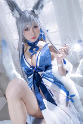 Kaki putih panjang Shui Miao Aqua “Azur Lane-Shinano” yang anda tidak akan jemu (46 Gambar)