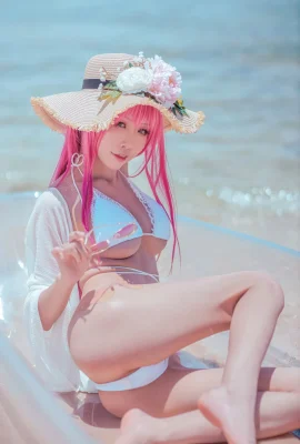 Bikini putih “Azur Lane-Sukov” Shui Miao Aqua tidak boleh diambil (35 Gambar)