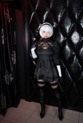 (Omimi) cosplay 2B (automata nier)