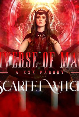 (VRCosplayX) Hazel Moore sebagai Scarlet Witch