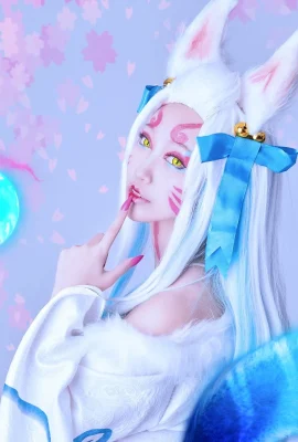 League of Legends Ahri Soul Lotus Festival Mekar Jiwa LOL @Sorakua Sora runtuh (9 foto)