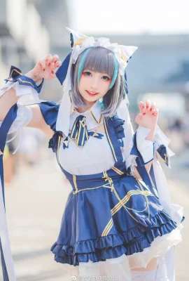 Azur Lane Cheshire @神楽坂马 Musim Sejuk (Fotografi: @老师不不看的) (CP27) (9 foto)