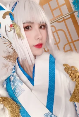 Azur Lane Kaga White Fox He Zheng @Hollyhock Meow Meow Meow (9 foto)