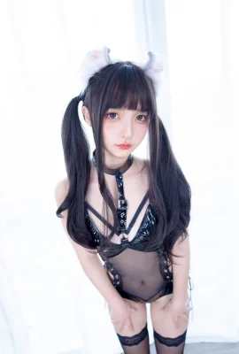 Stoking hitam seksi “Vinyl Sexy Clothes 2” Kagakusaka Mafuyu menarik imaginasi orang ramai (75 Foto)