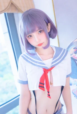 Kanamezaka Mafuyu “White Sailor Uniform” dengan bahagian bawah payudara yang menjulang (75 Gambar)