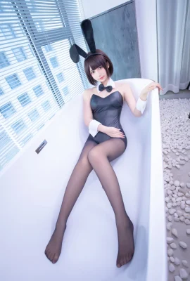 Gambar dekat “Black Bunny Girl” Kanamezaka Mafuyu dengan punggung bulat tanpa bintik buta (76 Foto)