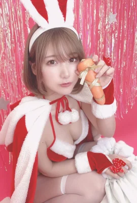 Ken (けんけん) “Christmas Girl Red Ribbon” mencabar fotografi teks berskala besar (37 Foto)