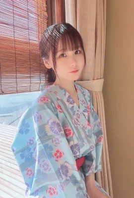 Ken (けんけん) “Seluar Tinggi Seksi Kimono Jepun” mengenakan pose genit untuk mencabar kewarasan anda (30 Gambar)