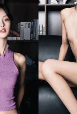 Model kaki sembilan kepala Nini “penuh dengan sorotan”, kaki langsing ketat dan kulitnya licin (11 Gambar)